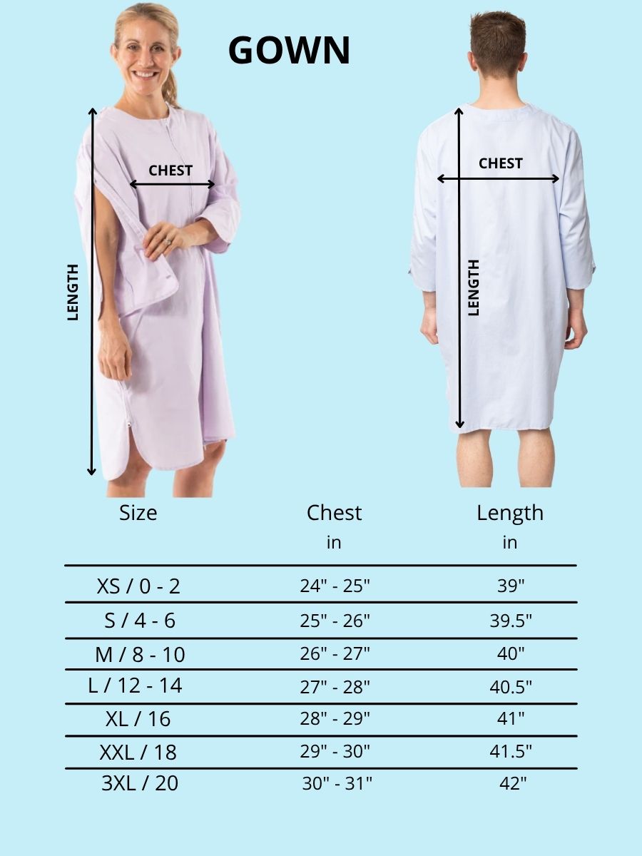 The Dale - Luxurious Easy Dressing Hospital Gown