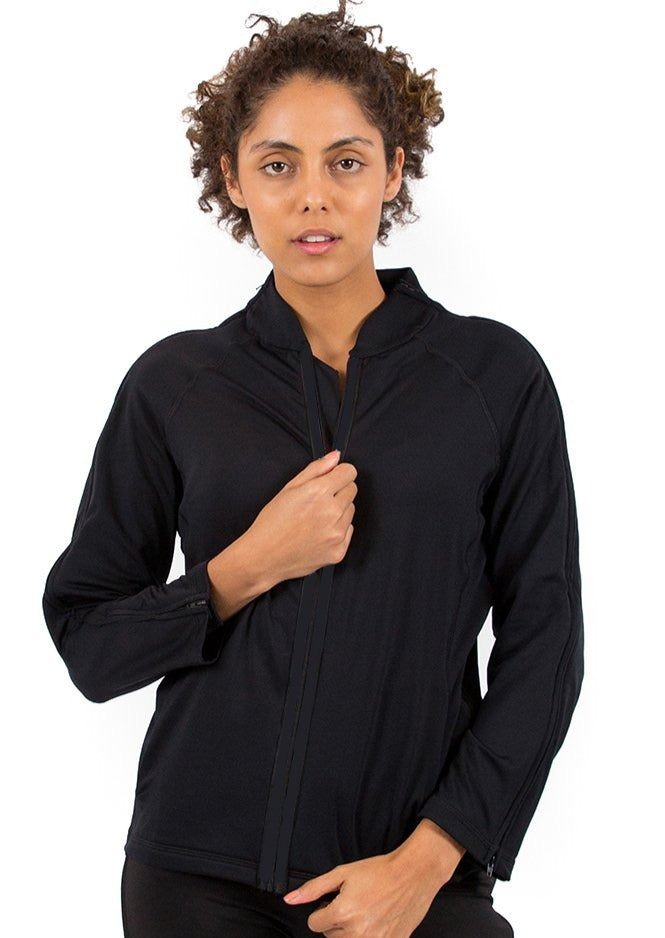 The Celine - Women's Easy Dressing Adaptive Post Surgery 3/4 Sleeve Jacket