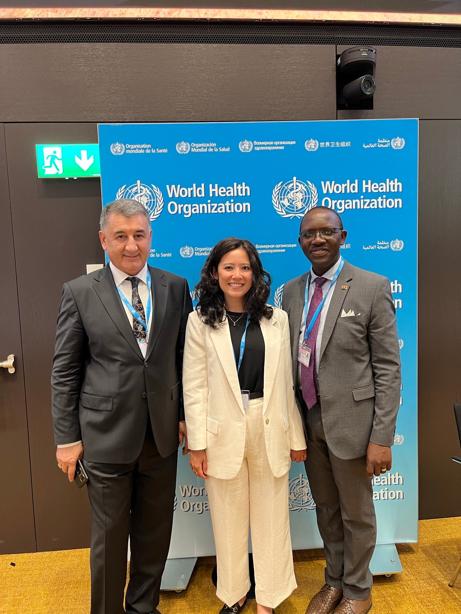 Maddi stroke survivor at the world health organization 