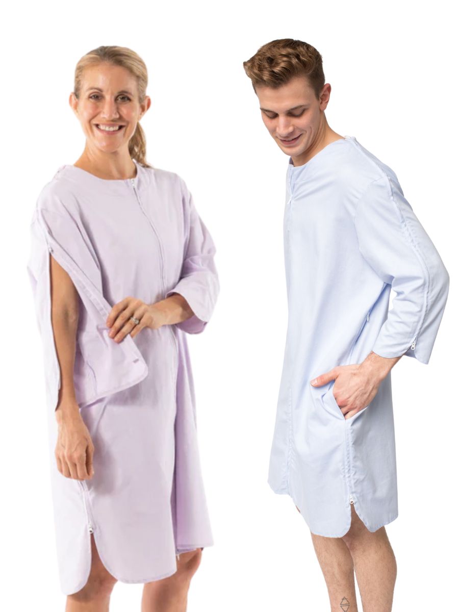 The Dale - Luxurious Easy Dressing Hospital Gown