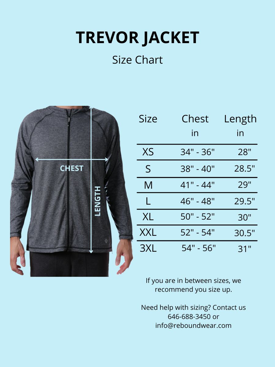 Men's Zip Up Jacket - Reboundwear