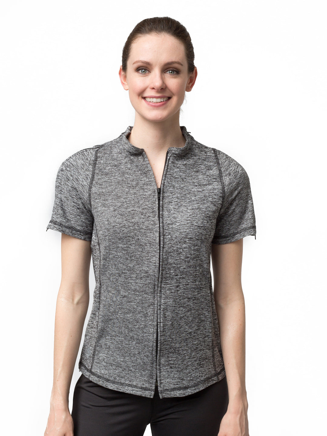 The Lindsey - Adaptive Post Op Short Sleeve Top