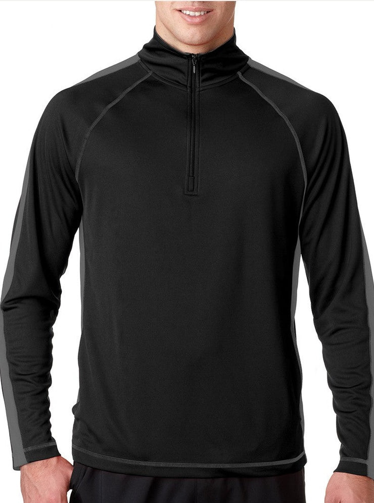 The Active Long Sleeve Half Zip (also available for co-branding with Your Logo)